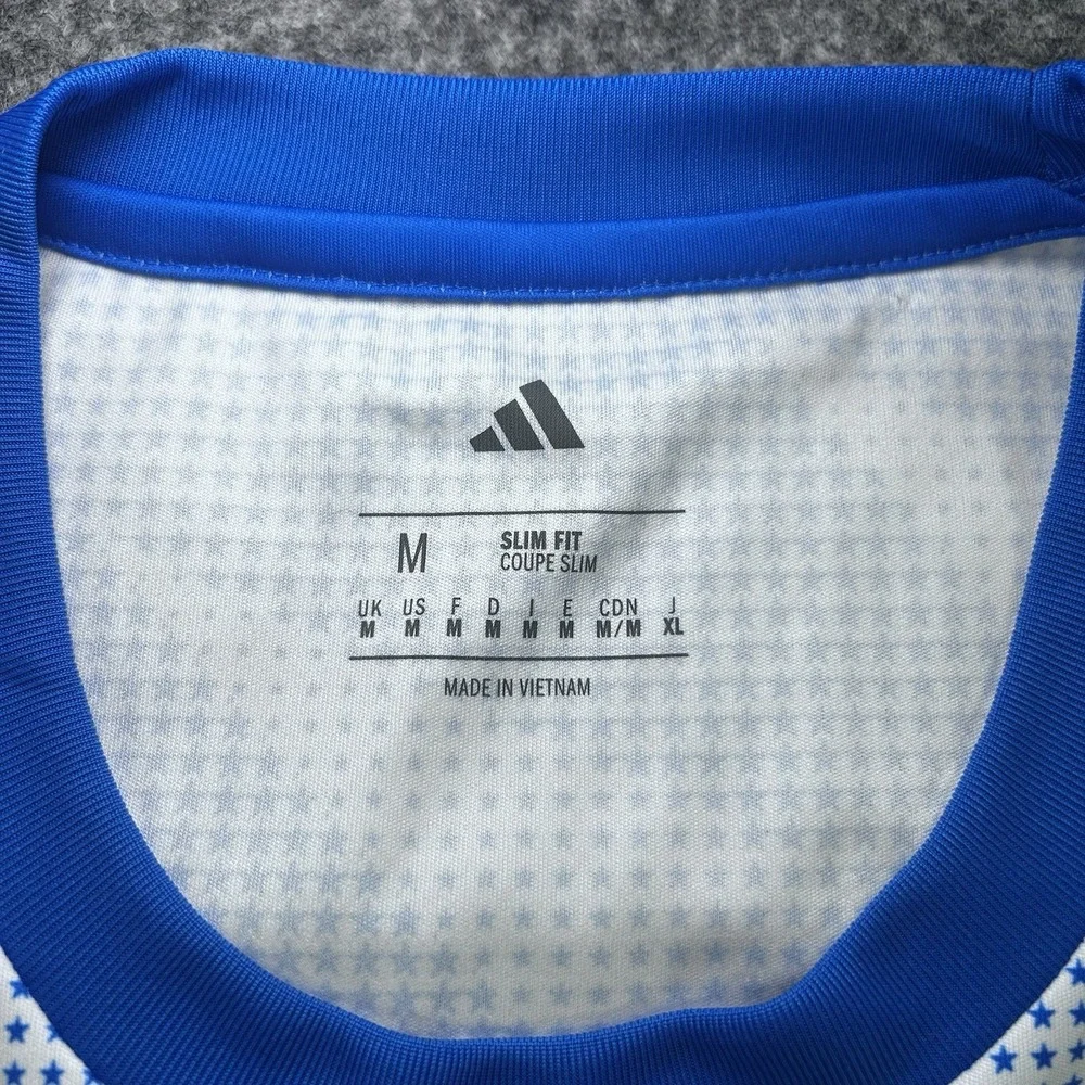 Adidas USMNT 2026 FIFA World Cup USA Jersey White Blue JI7635 Men's M NWT